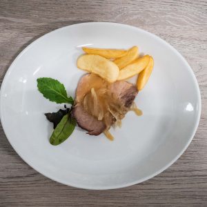 Capocollo di suino al forno con patate