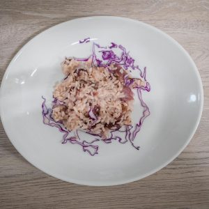 Risotto al radicchio e gorgonzola