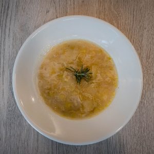 Zuppa di porri e patate VEGANA